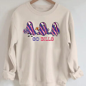 Go Bills Halloween Sweatshirt Buffalo Bill Sweatshirtbill Sweatshirt